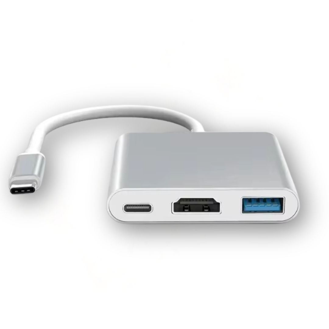 NovaHub Mini Pro | 3-in-1 USB-C Hub for iPhone, MacBook, iPad & More